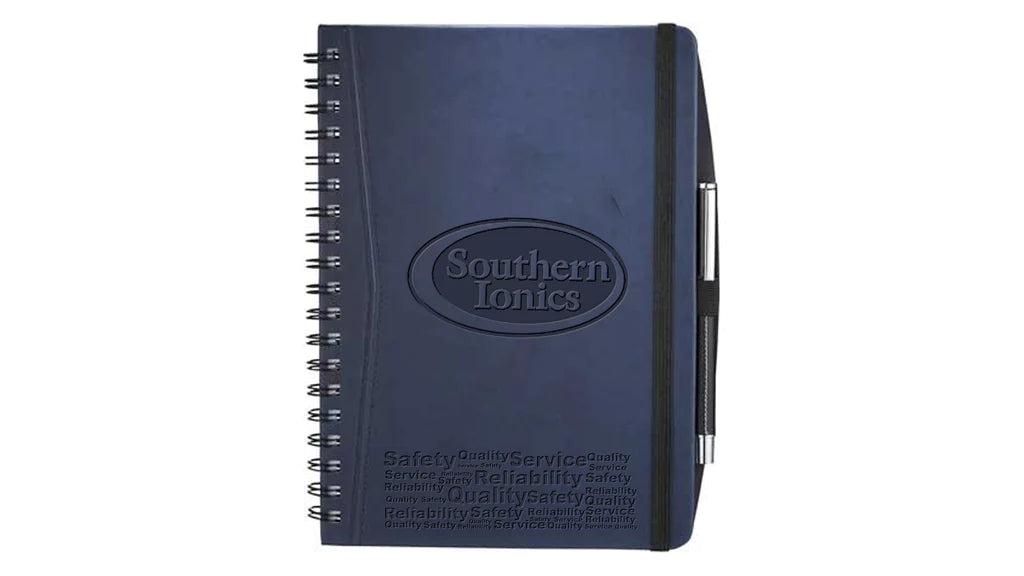 7" X 10" WIRE JOURNAL WITH PENPORT