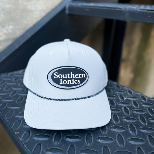 Laser Performance Rope Hat - Silver/Black-Silver