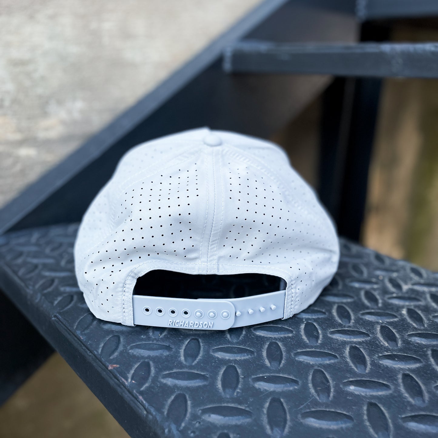 Laser Performance Rope Hat - Silver/Black-Silver