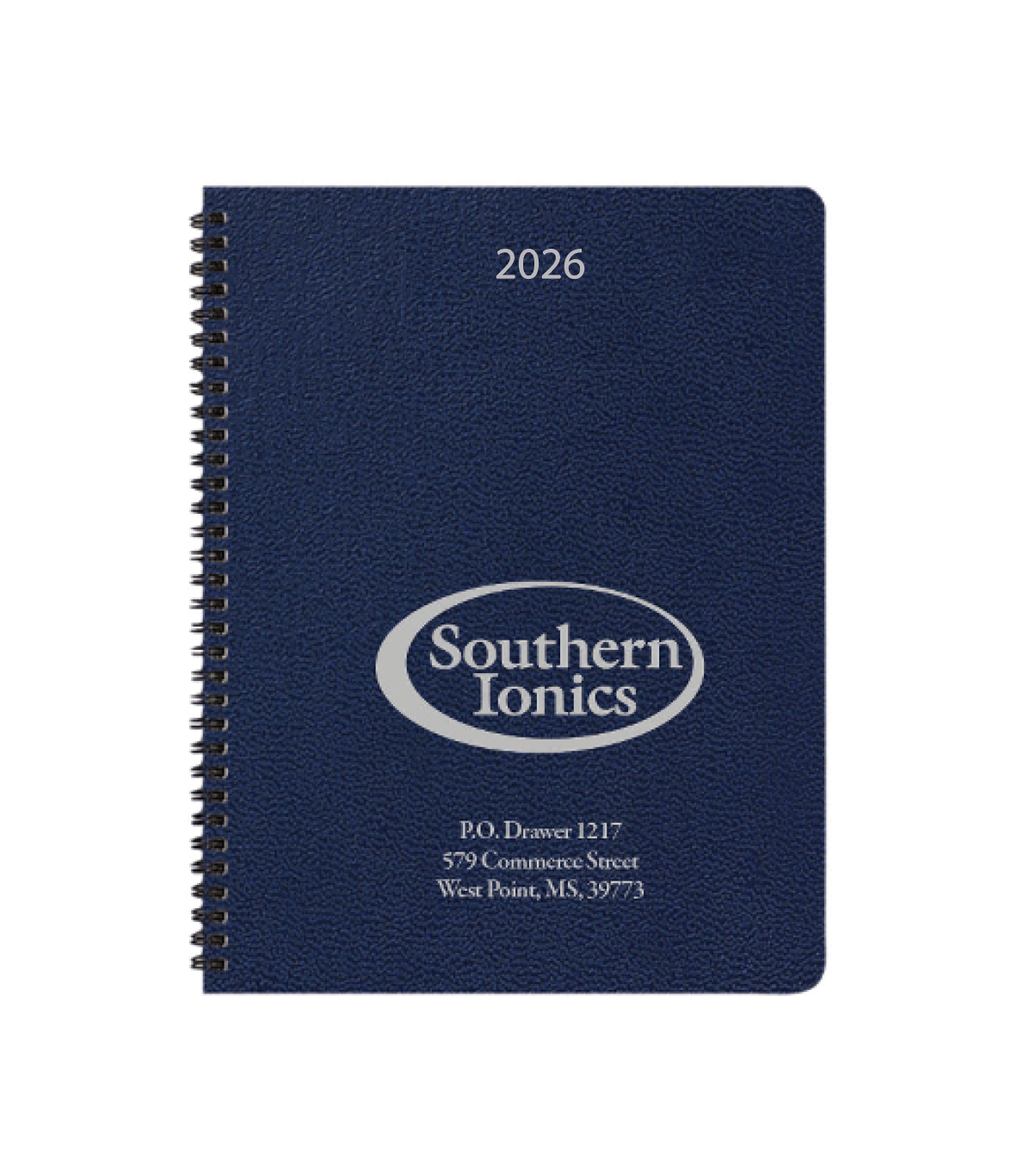8.5" X 11" LEATHERETTE MONTHLY PLANNER 2026