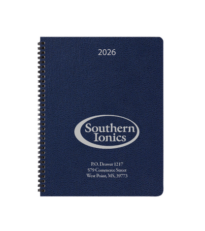 8.5" X 11" LEATHERETTE MONTHLY PLANNER 2026